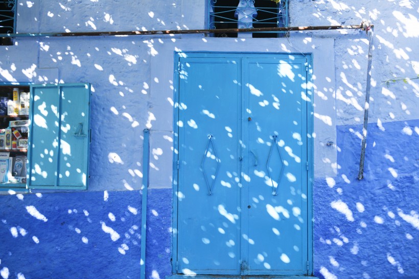 摩洛哥蓝色之城舍夫沙万建筑风景图片(8张)