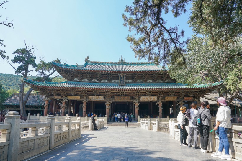 山西晋祠风景区建筑风景图片(10张)