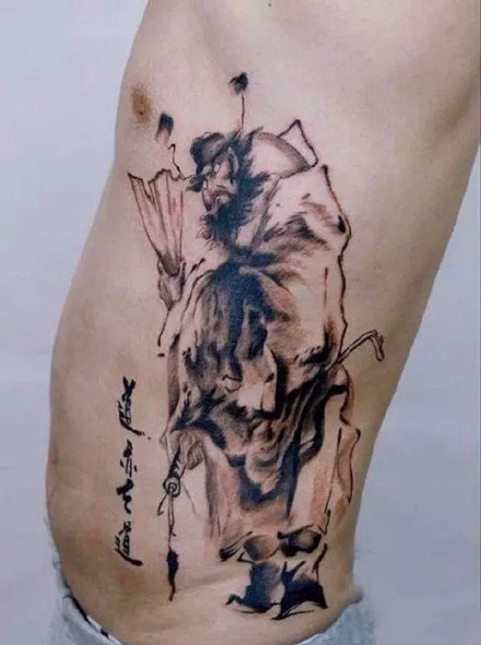 水墨纹身 18款中国风的水墨纹身作品图案