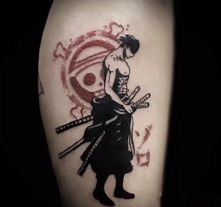 海贼王纹身 9款海贼王路飞索隆艾斯的纹身图案