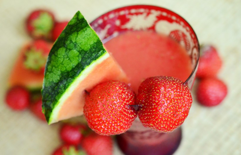 夏日冰凉酷爽的西瓜汁图片(9张)