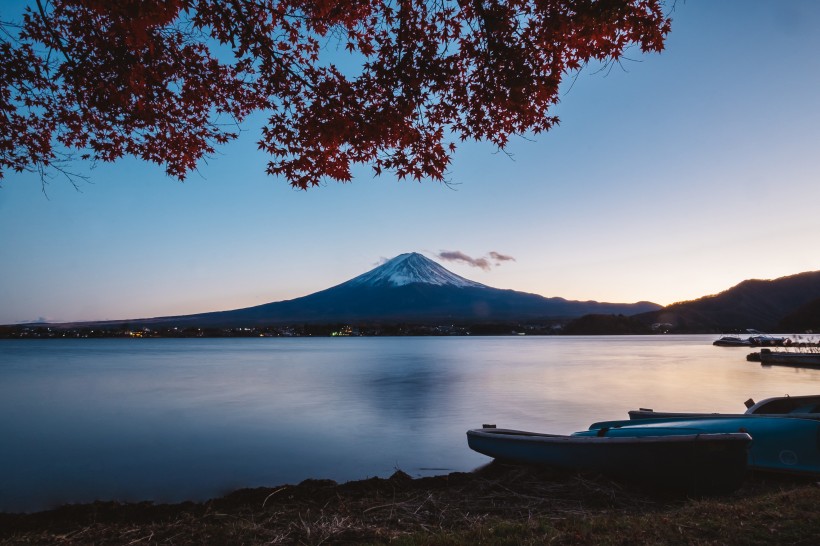 日本富士山的景色图片(9张)