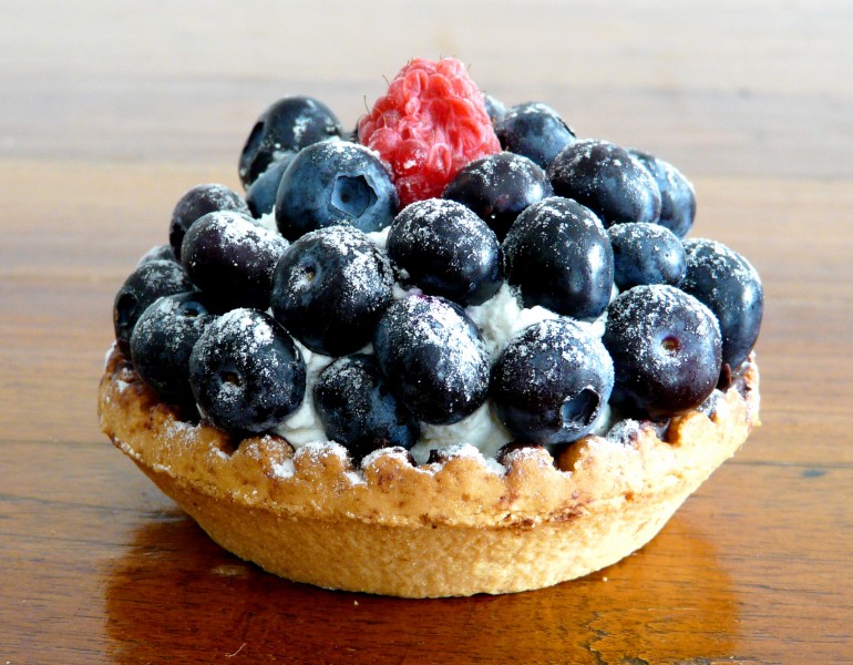 餐盘中的蓝莓图片(12张)
