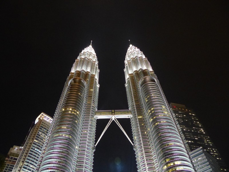 马来西亚吉隆坡双子塔的图片(9张)