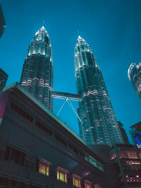 马来西亚吉隆坡双子塔的图片(9张)