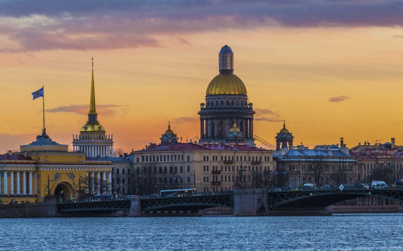 俄罗斯圣彼得堡城市风景图片(8张)