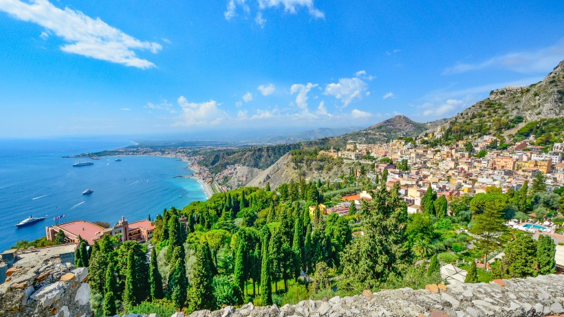 意大利西西里岛自然风景图片(9张)
