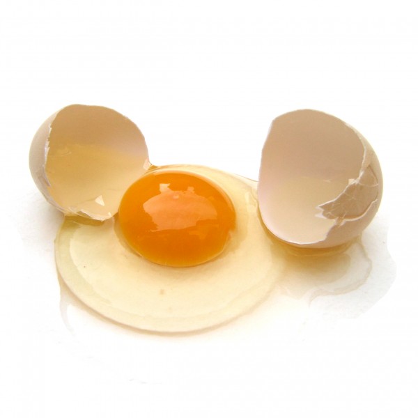 打破鸡蛋露出蛋清蛋黄图片(9张)