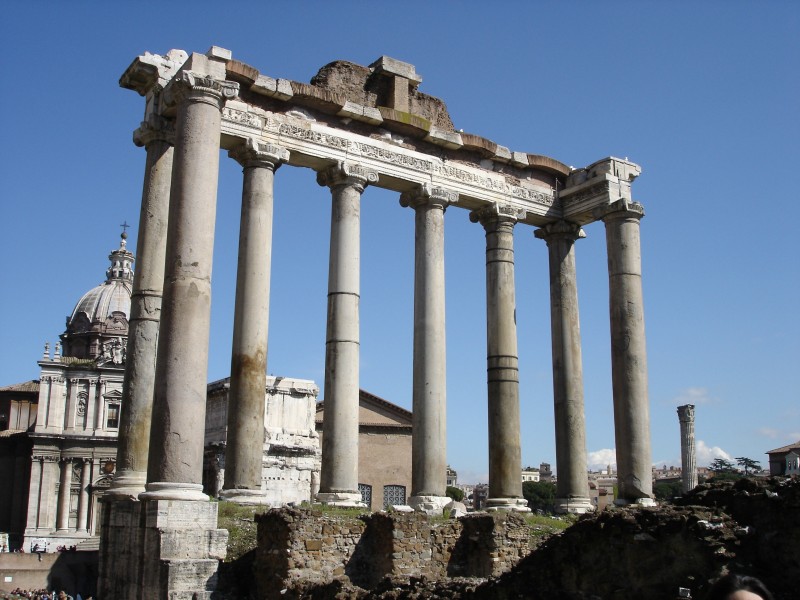 意大利古罗马废墟风景图片(14张)