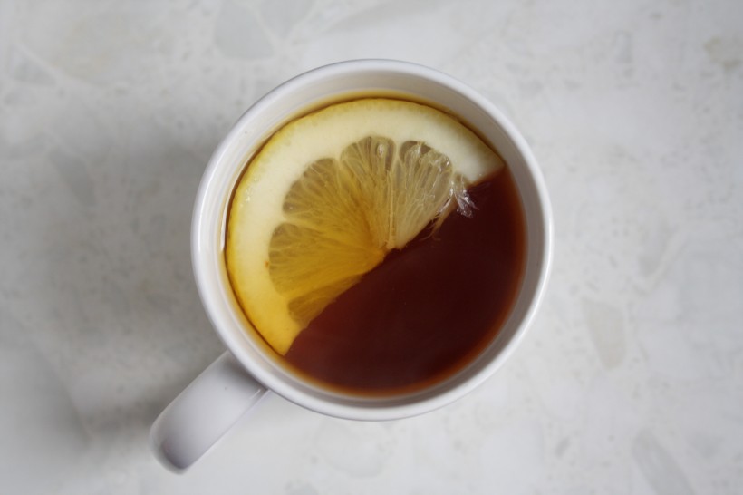 杯子里的柠檬茶图片(12张)