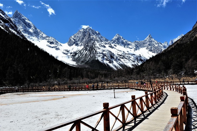 四川阿坝毕棚沟自然风景图片(15张)