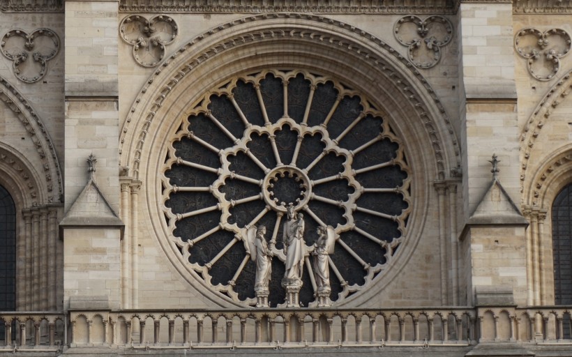法国巴黎圣母院大教堂图片(9张)