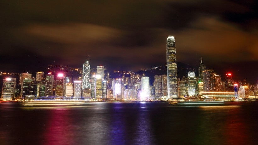 香港维多利亚港城市风景图片(8张)