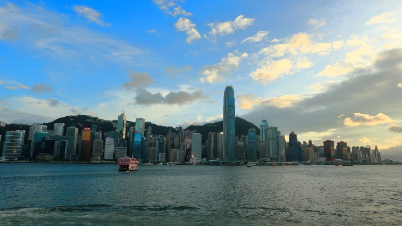 香港维多利亚港城市风景图片(8张)