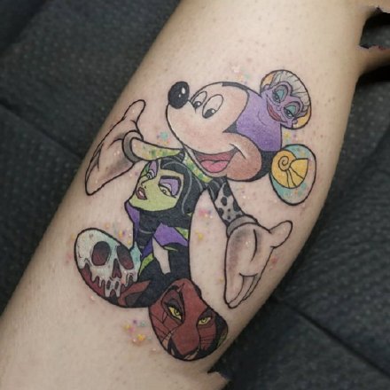 米老鼠纹身 9张米奇妙妙屋的米奇纹身图案