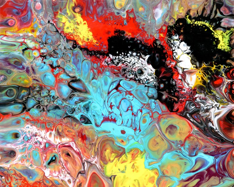 色彩缤纷的抽象画图片(14张)