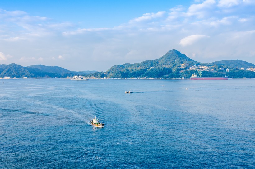 蔚蓝海滩自然风景图片(9张)