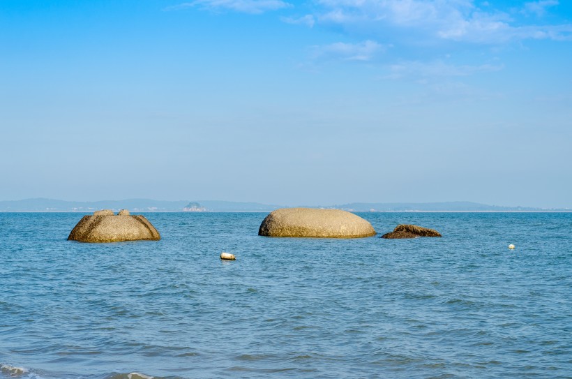 蔚蓝海滩自然风景图片(9张)