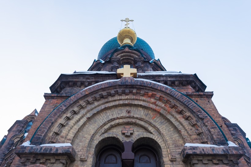 哈尔滨圣索菲亚教堂建筑风景图片(10张)