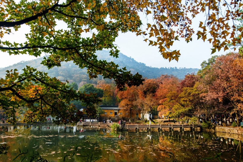 江苏苏州天平山自然风景图片(10张)