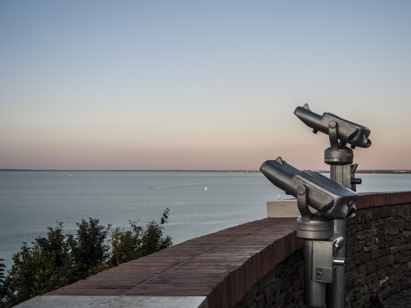 观景台上的望远镜图片(14张)