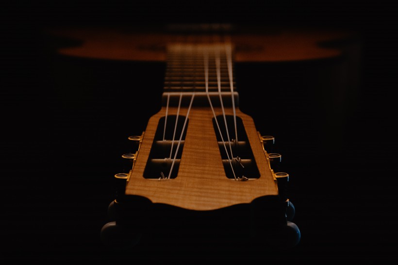 古典吉他的特写图片(12张)