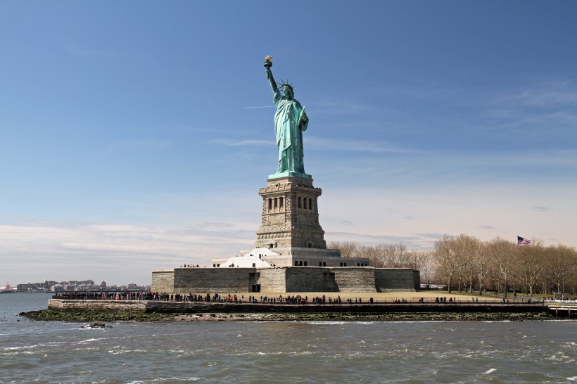 美国纽约自由女神像图片(16张)