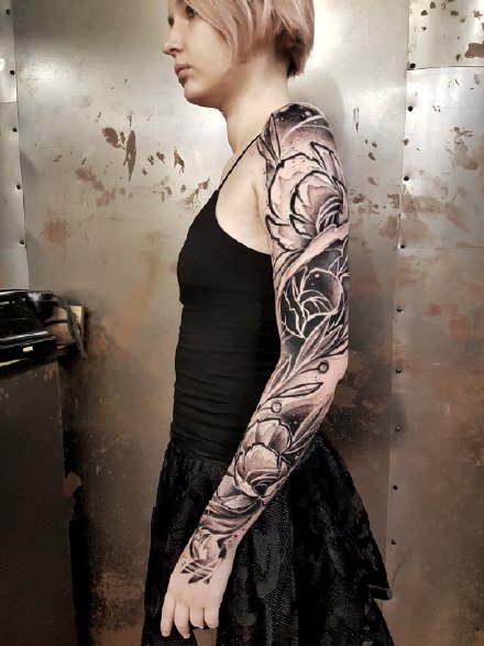 一组迷幻暗黑风格-来自俄罗斯的纹身艺术家的作品
