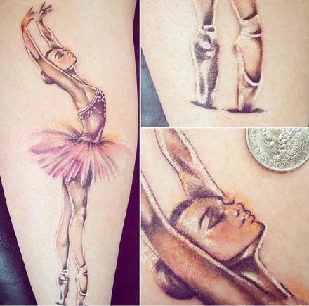 芭蕾纹身 9款适合芭蕾舞者的纹身艺术图片