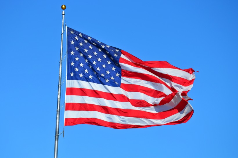 美国国旗的特写图片(11张)