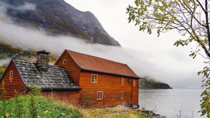挪威峡湾自然风景图片(9张)