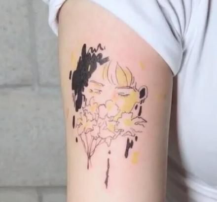 韩国纹身师lind的小清新纹身作品