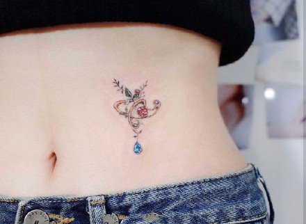 女生纹身 14款韩式唯美小清新创意女生纹身图案