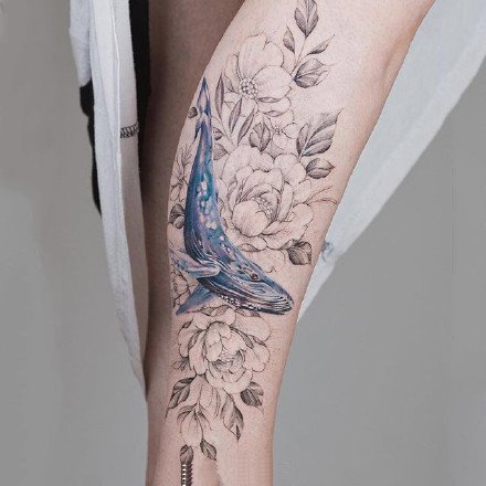 小臂素花纹身 9款女生小臂的小清新素花纹身图片