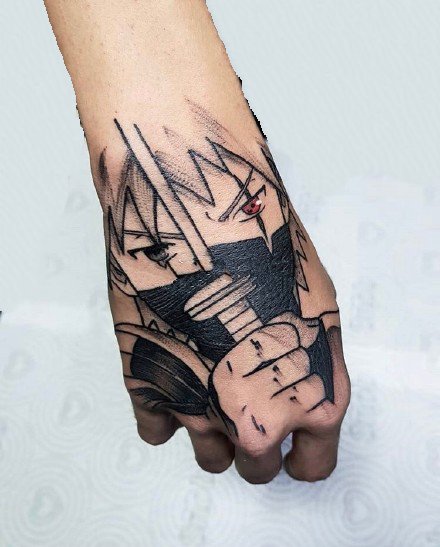 火影忍者纹身 9款包小手臂的火影忍者人物纹身图案