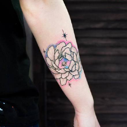 一组手臂可爱的彩色小清新纹身图案欣赏