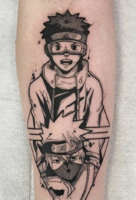 纹身火影忍者图案 18款动漫火影的纹身图案