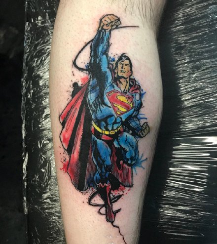超人纹身 9款superman超人主题的纹身图案
