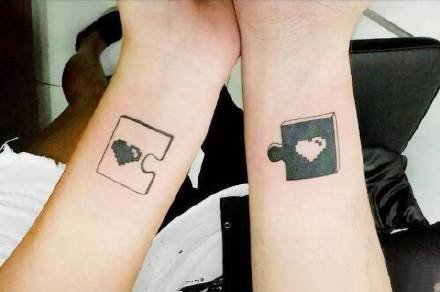 创意的21款情侣成对小纹身图案
