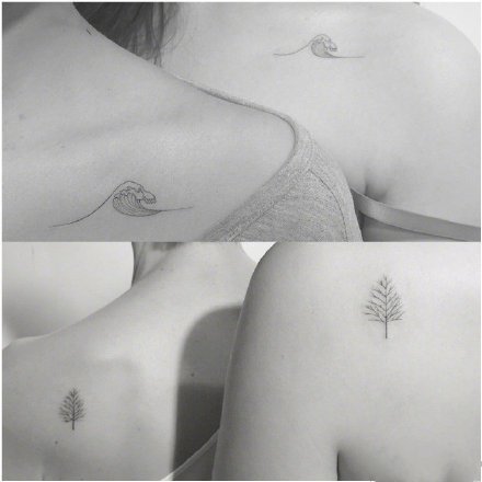 姐妹纹身 适合闺蜜姐妹的9款极简风格小纹身