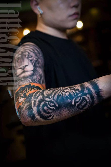 武汉纹身-9款不同风格的花臂纹身 武汉老兵纹身作品