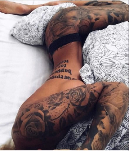 性感纹身美女图片 一组ins上的tattoo girl美女图片