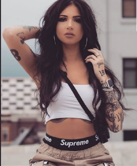 性感纹身美女图片 一组ins上的tattoo girl美女图片