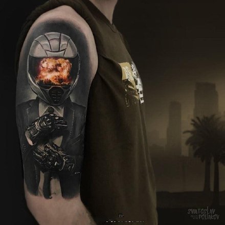一组比较酷的欧美手臂纹身图案