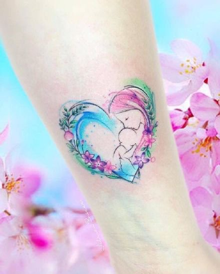 母爱纹身 表达母爱亲情的9款创意纹身图案
