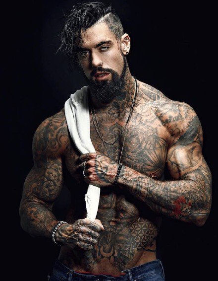 纹身型男 9款超帅的纹身帅哥摄影作品图片
