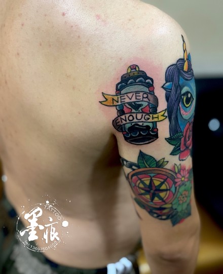 海口纹身 海口墨痕TATTOO的9款纹身作品图片