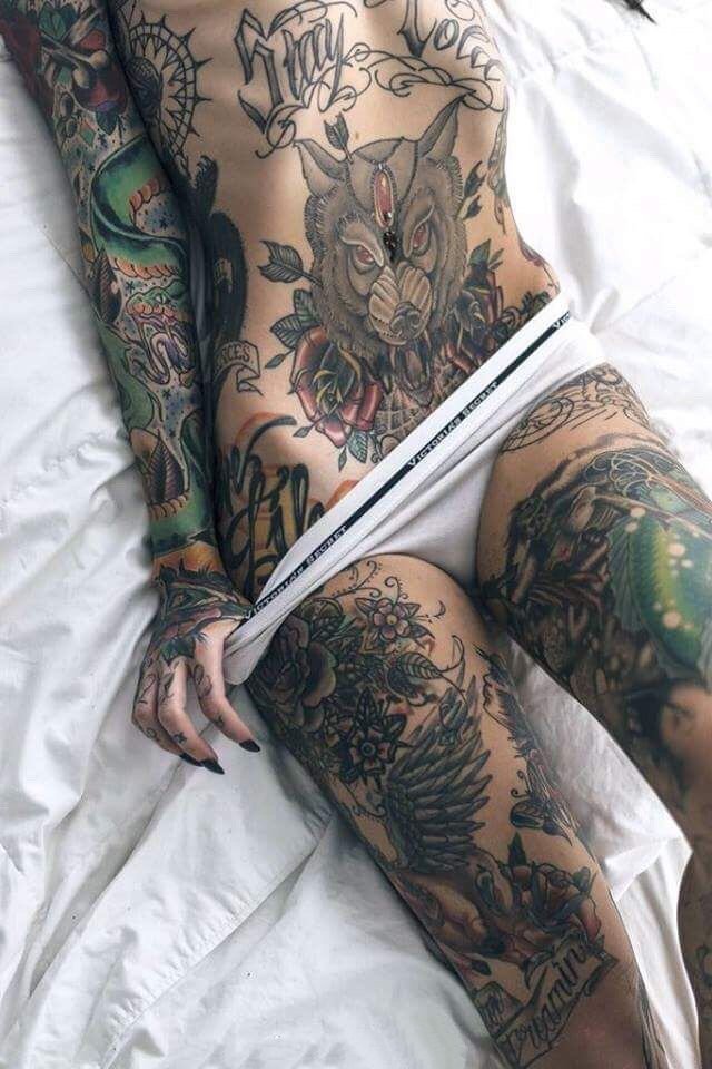 性感tattoo girl的9款漂亮纹身作品图片