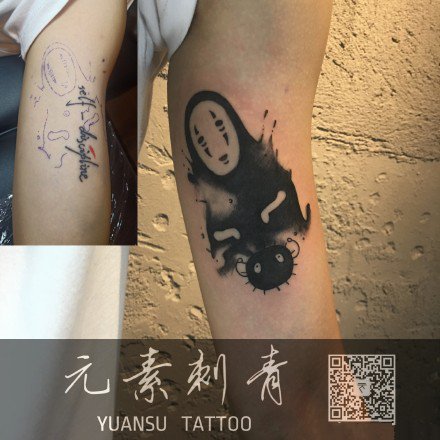 汕头纹身 广东汕头元素刺青工作室的几款店内作品