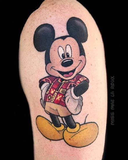 卡通米老鼠米奇的9款可爱纹身图案
